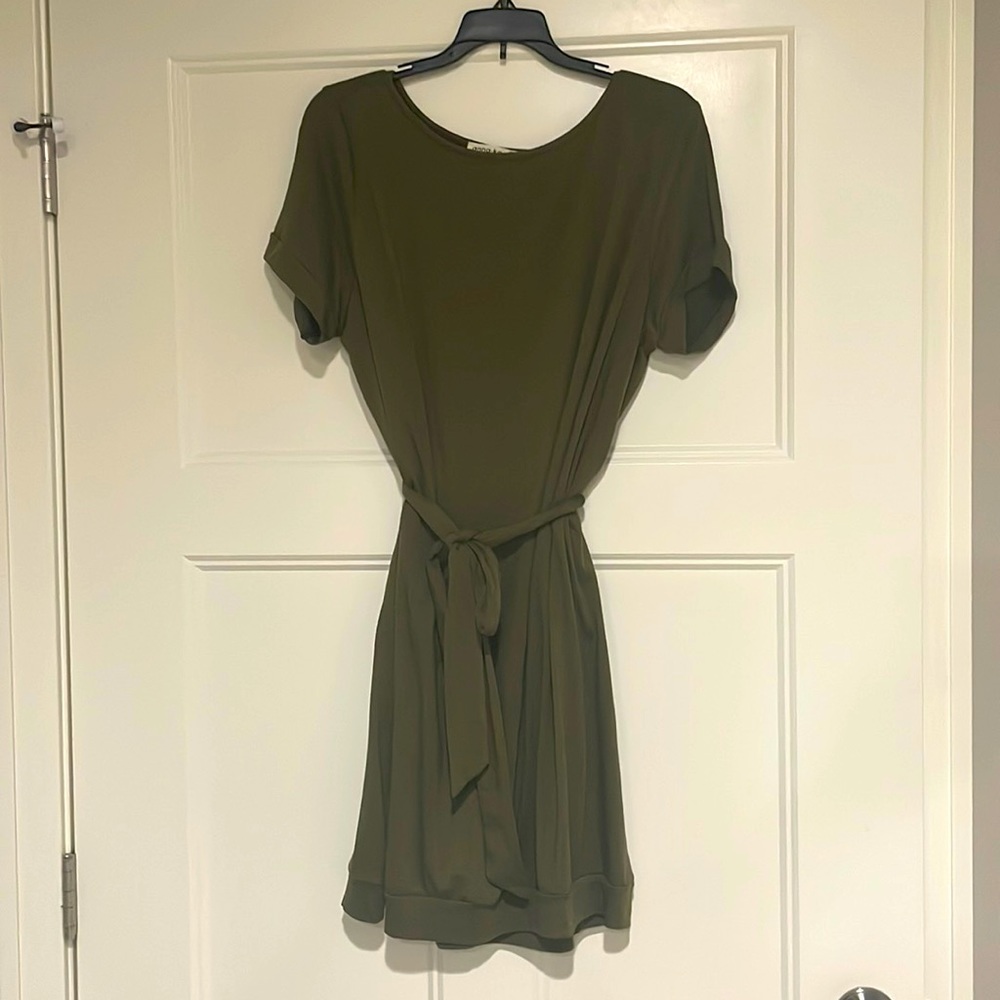 Olive green dress